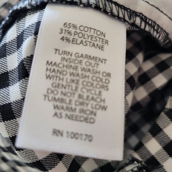 Donna RICCO CHECKERED ANKLE/CROPPED PANTS SIZE 8‎ - Picture 7 of 12